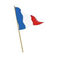 franse vlag icoon vector