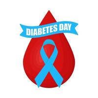 illustratie van wereld diabetes dag vector