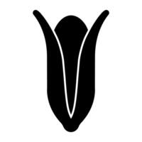 een perfect ontwerp icoon van maïs maïskolf vector