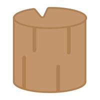 een premie downloaden icoon van hout stam vector