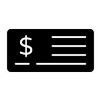modern ontwerp icoon van chequeboek vector