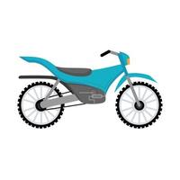 blauwe sportmotorfiets vector