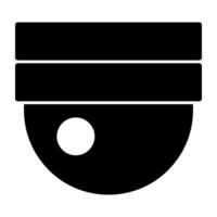 een uniek ontwerp icoon van cctv camera vector