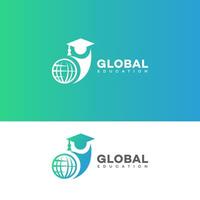 globaal onderwijs logo icoon merk identiteit teken symbool sjabloon vector