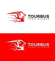 tour bus logo icoon merk identiteit teken symbool vector