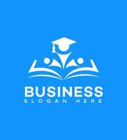 bedrijf onderwijs logo vector