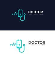 dokter logo icoon merk identiteit teken symbool sjabloon vector