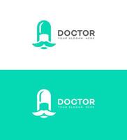 dokter logo icoon merk identiteit teken symbool sjabloon vector