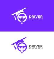 bestuurder opleiding logo icoon merk identiteit teken symbool sjabloon vector