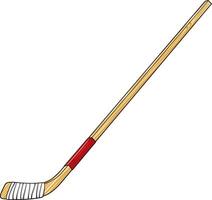 ijs hockey stok kleur vector illustratie