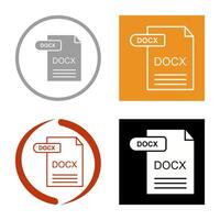 docx vector icoon