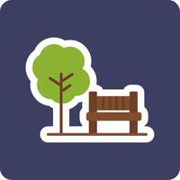 park vector pictogram