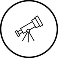 telescoop vector pictogram