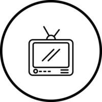 televisie uitzending vector icoon