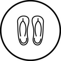 slippers vector icoon