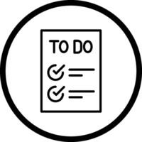 vandaag naar gedaan checklist vector icoon