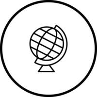 wereldbol vector pictogram