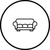 groot sofa vector icoon