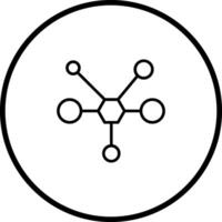 molecuul vector pictogram