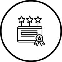 award vector pictogram