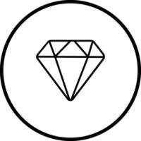 diamant vector pictogram