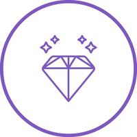 diamant vector pictogram