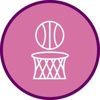 basketbal vector pictogram