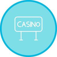 casino teken vector icoon