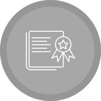 certificaat vector icoon