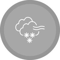 sneeuwstorm vector icoon