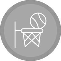 basketbal vector pictogram