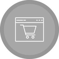 ecommerce website vector icoon