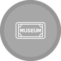 museum label vector icoon