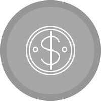 dollar munt vector pictogram