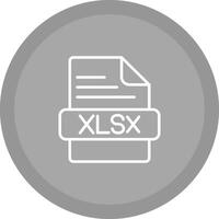 xlsx vector icoon