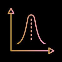 histogram vector icoon