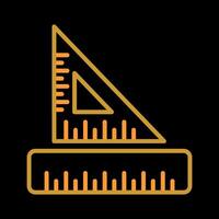 liniaal vector pictogram