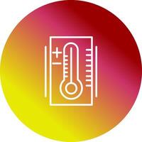 thermometer vector pictogram