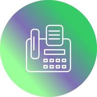 fax machine vector icoon