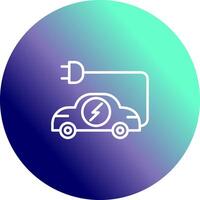 elektrische auto vector icon