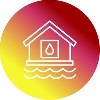 water huis vector icoon