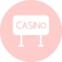 casino teken vector icoon