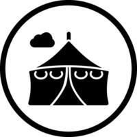 tent vector pictogram