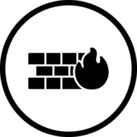 firewall vector pictogram