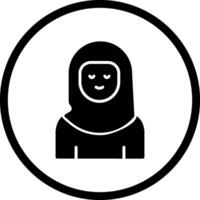 Islamitisch vrouw vector icoon