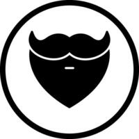 baard en snor ik vector icoon