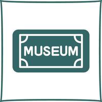 museum label vector icoon