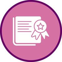 certificaat vector icoon