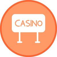 casino teken vector icoon