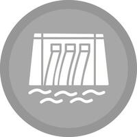 water dam vector icoon